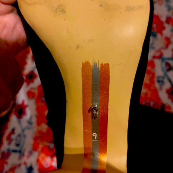 Sam Elderman black fawn leather booties block heel size 9 new never worn - Picture 8 of 8